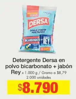 Metro Dersa detergente en polvo bicarbonato jabon rey oferta