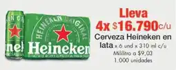 Metro Heineken Cerveza en lata oferta