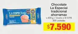 Metro Chocolate La Especial tradicional ahorramax oferta