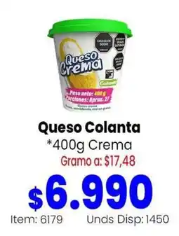 MercaTodo Queso Colanta Crema oferta