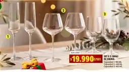 Ara Smuxee set x 2 copas de vidrio oferta