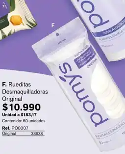 Leonisa Pomys Rueditas Desmaquilladoras Original oferta