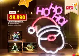 Ara Tezzio luz neón de navidad oferta