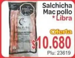 La Feria Salchicha Mac pollo oferta
