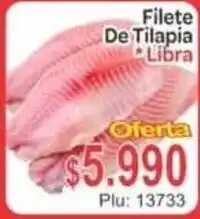 La Feria Filete De Tilapia oferta