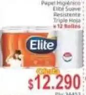 La Feria Elite Papel Higienico Elite Suave Resistente Triple Hoja oferta