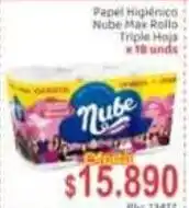 La Feria Nube Papel Higienico Nube Max Rollo Triple Hoja oferta