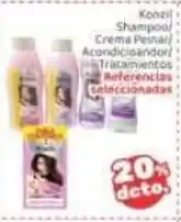 La Feria Konzil Shampoo Crema Peinado Acondicionador Tratamientos oferta