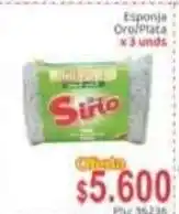 La Feria Sirio esponja oro/plata oferta