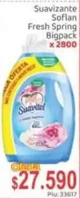 La Feria Suavizante Soflan Fresh Spring Bigpack oferta