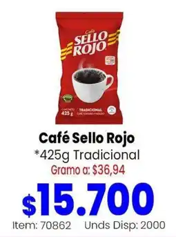 MercaTodo Café Sello Rojo oferta