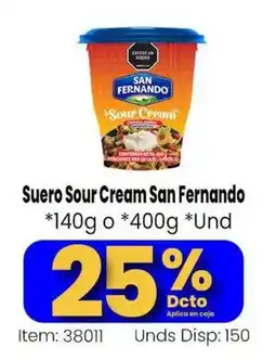 MercaTodo San Fernando suero sour cream oferta