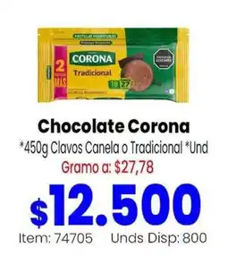 MercaTodo Chocolate Corona oferta