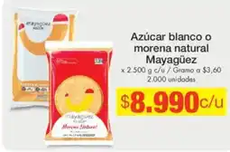 Metro Mayagüez Azúcar blanco o morena natural oferta