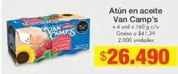 Metro Van Camp's Atún en aceite oferta