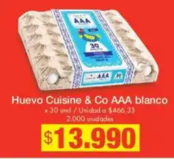 Metro Huevo Cuisine & Co AAA blanco oferta