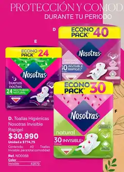 Leonisa Toallas Higiénicas Invisible Rapigel oferta
