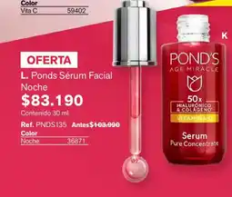 Leonisa Ponds Sérum Facial Noche oferta