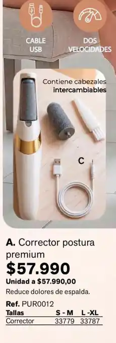 Corrector postura premium