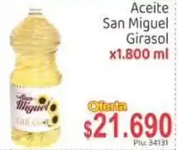 La Feria Aceite San Miguel Girasol oferta