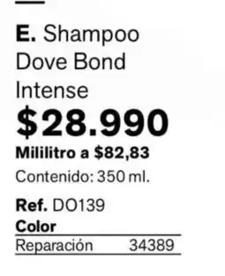 Leonisa Dove Bond Intense Shampoo oferta