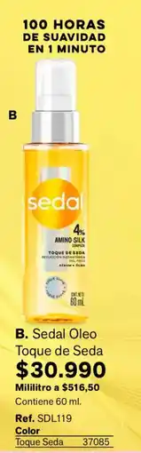 Leonisa Sedal Oleo Toque de Seda oferta