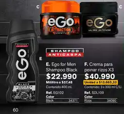 Leonisa Ego shampoo anticaspas oferta