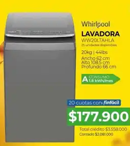 Full Hogar Whirlpool lavadora oferta