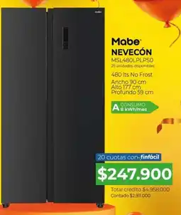 Full Hogar Mabe nevecón oferta