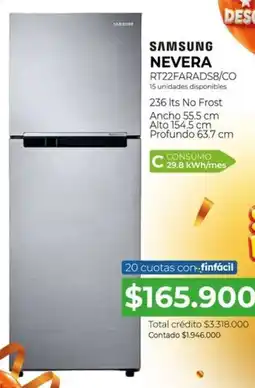 Full Hogar Samsung nevera oferta