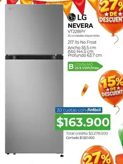 Full Hogar LG NEVERA oferta