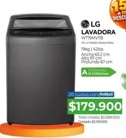 Full Hogar LG lavadora oferta