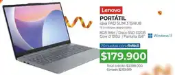 Full Hogar Lenovo portátil idea pad slim 3 15iru8 oferta