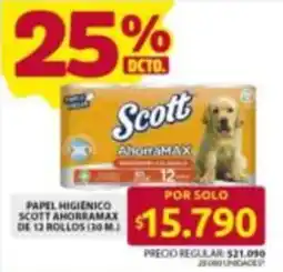 Ara Scott papel higiénico oferta