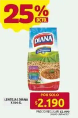 Ara Lentejas Diana oferta