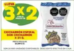 Ara Don Chicharrón chicharrón espiral oferta