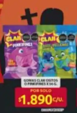 Ara Clak gomas ositos o pinkifines oferta