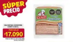 Ara Cunit salchicha cazadora oferta