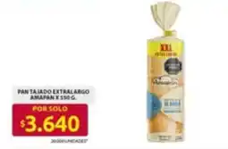 Ara Amapan pan tajado extralargo oferta
