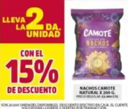 Ara Camote nachos oferta