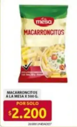 Ara Mesa macarroncitos oferta