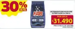Ara Fab detergente en polvo ultra flash oferta