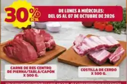 Ara Carne de res centro de pierna/tabla/capón oferta