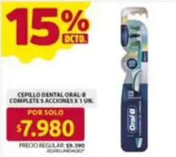 Ara Oral-B cepillo dental complete 5 acciones oferta