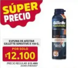 Ara Gillette espuma de afeitar sensitive oferta
