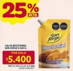 Ara San Jorge salsa mostamiel oferta