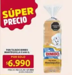 Ara Bimbo pan tajado mantequilla oferta