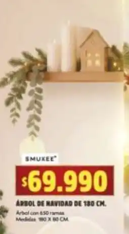 Ara Smuxee arbol de navidad de 180 cm oferta