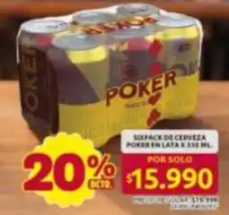 Ara Poker cerveza oferta