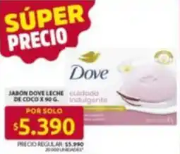 Ara Dove jabón leche de coco oferta
